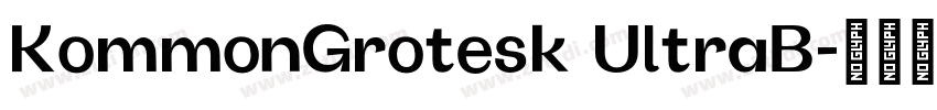 KommonGrotesk UltraB字体转换